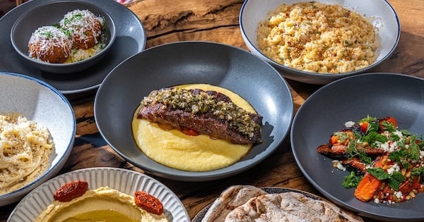 A selection of menu items from Scout's in Midtown