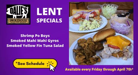 Dalie's Lent specials