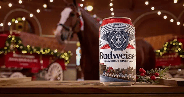 Budweiser Holiday Can 2025