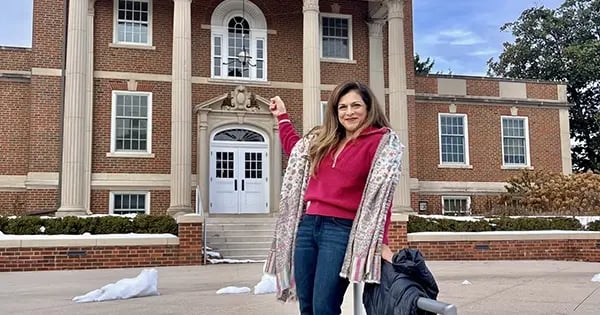 Hajra Jaffer at Kirkwood City Hall