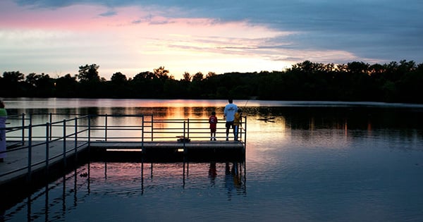Simpson Lake in St. Louis County