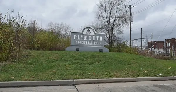 Plymouth Industrial Park sign